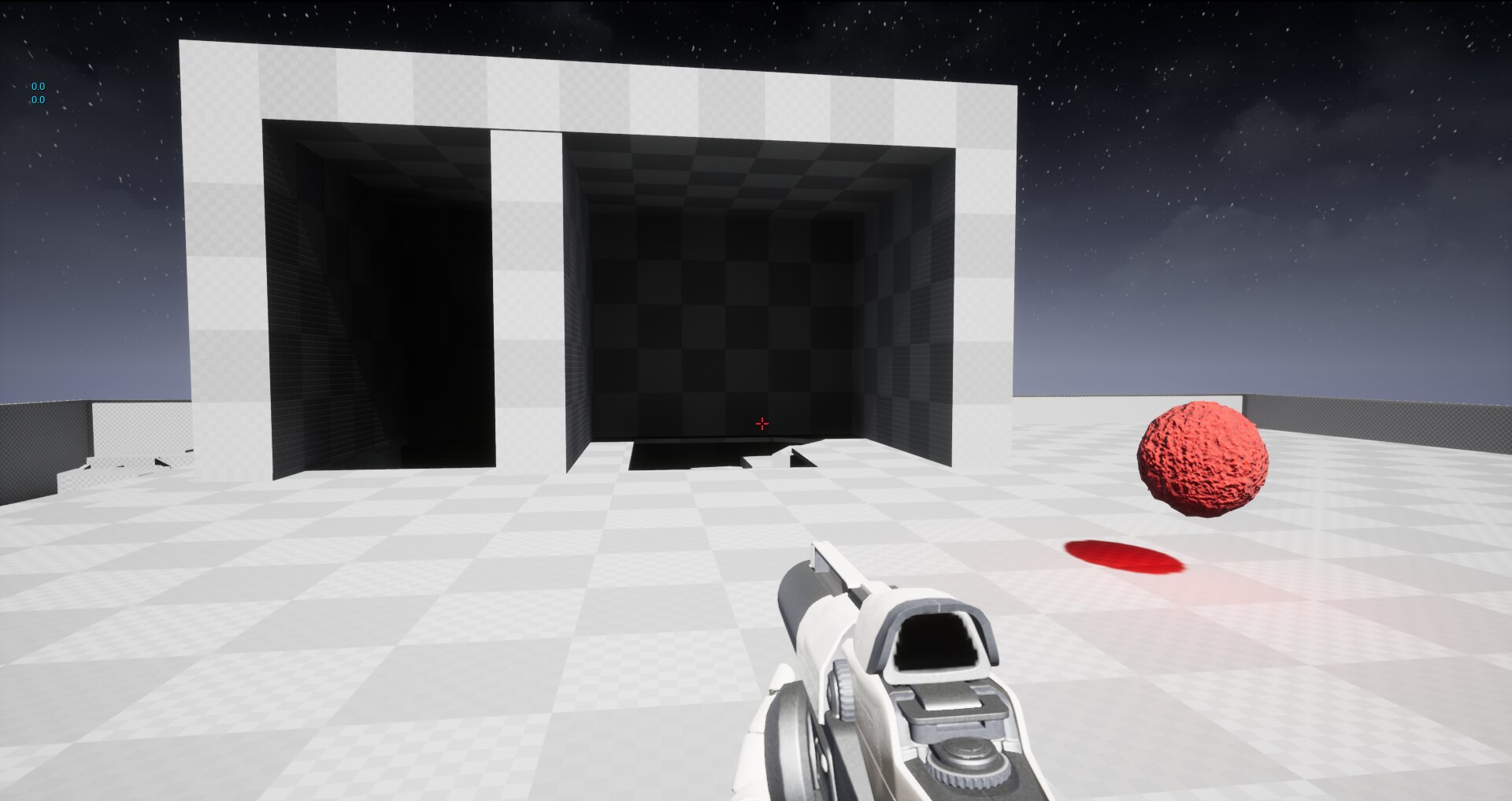 Elevator and staircase on the tower